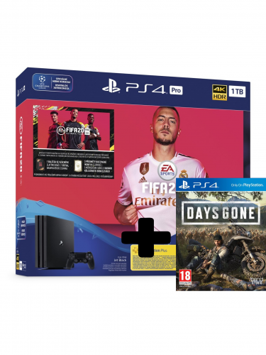 Konzole PlayStation 4 Pro 1TB + FIFA 20 + Days Gone (PS4)