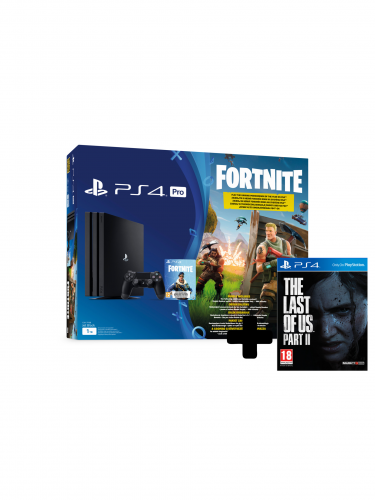 Konzole PlayStation 4 Pro 1TB + Fortnite + The Last of Us Part II (PS4)