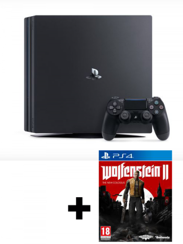 Konzole PlayStation 4 Pro 1TB + Wolfenstein II: The New Colossus (PS4)