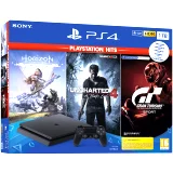 Konzole PlayStation 4 Slim 1TB + Uncharted 4, Horizon: Zero Dawn CE, Gran Turismo Sport - Herní konzole