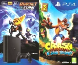 Konzole PlayStation 4 Slim 500GB + 2 hry Crash Bandicoot a Ratchet & Clank