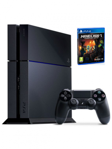 PlayStation 4 - herní konzole (500GB) + Minecraft (PS3)