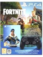 DualShock 4 ovladač - Černý V2 + Fortnite