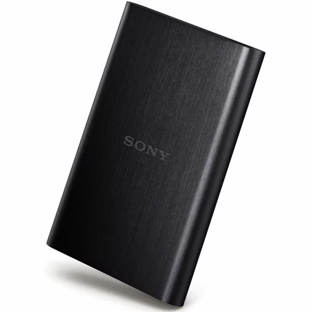 externí HDD 2TB, USB 3.0 (SONY), hliníkový, černý