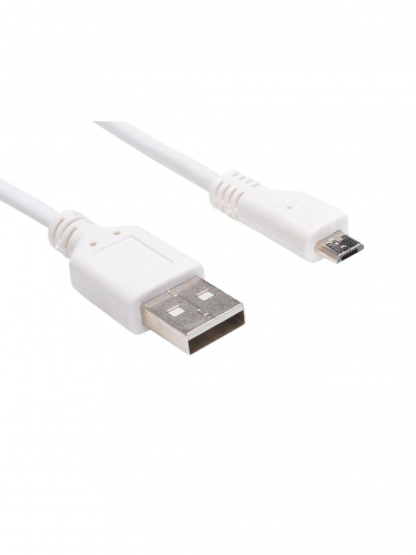 Kabel USB / MicroUSB 3m - bílý (PC)
