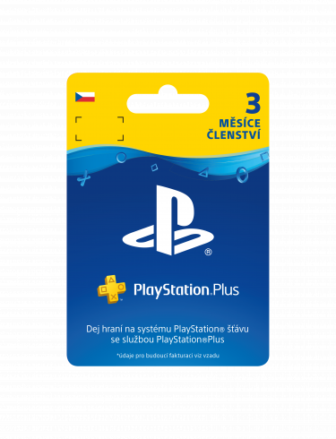 PlayStation Plus Essential 3 měsíce – Dárková karta [pro CZ účty] (PS4)