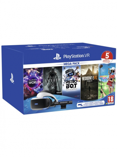 PlayStation VR v2 + kamera + 5 her - Mega Pack 2 (PS4)