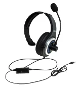 PS4 Chat headset - drátové sluchátko s mikrofonem - komfortní (ORB)