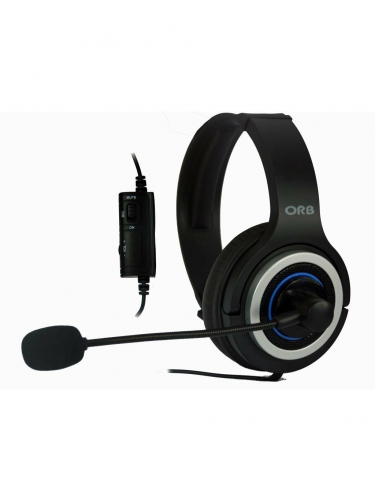 PS4 Chat headset - drátové sluchátko s mikrofonem - komfortní (ORB) (PS3)