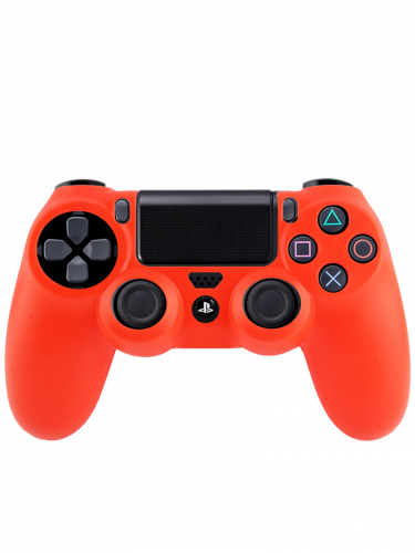 Silikonový obal na Dualshock 4 - červený (PS4)