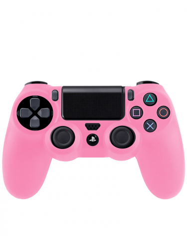 Silikonový obal na Dualshock 4 - růžový (PS4)