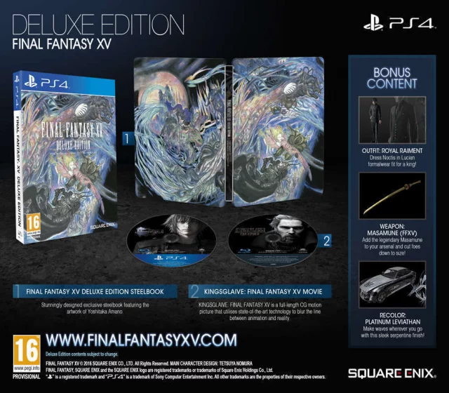 Final Fantasy XV - Deluxe Edition (PS4)