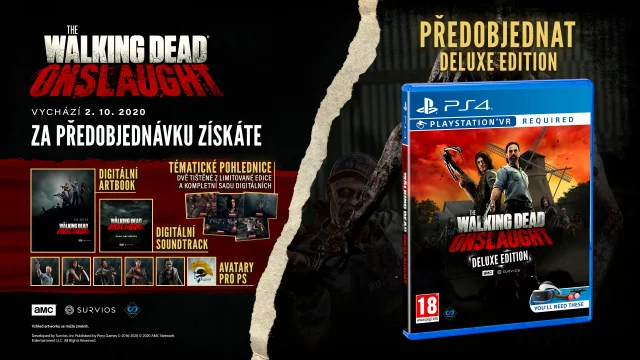 The Walking Dead: Onslaught - Deluxe Edition (PS4)