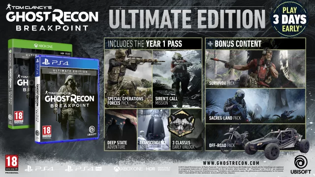 Tom Clancy's Ghost Recon: Breakpoint - Ultimate Edition (PS4)