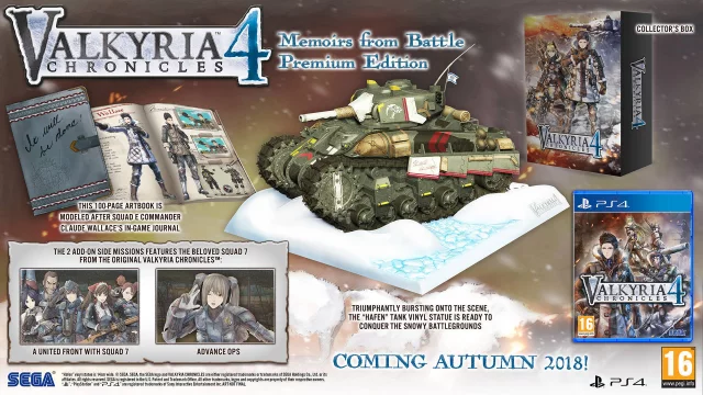 Valkyria Chronicles 4 - Memoirs from Battle Premium Edition (PS4)