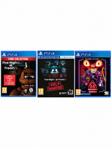 Výhodný set Five Nights at Freddy's - Core Collection, Help Wanted, Security Breach (PS4)