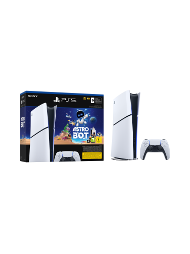 Konzole PlayStation 5 (Slim) 1 TB - Bílá (Digital Edition) - ASTRO BOT Bundle (poškozený obal) (PS5)