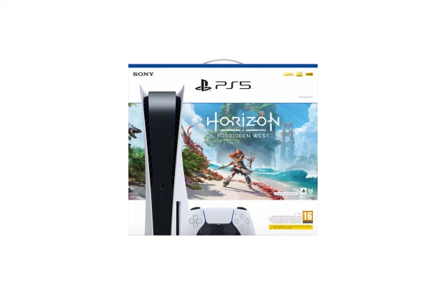 Konzole PlayStation 5 825 GB - Bílá + Horizon Forbidden West + Hra dle výběru