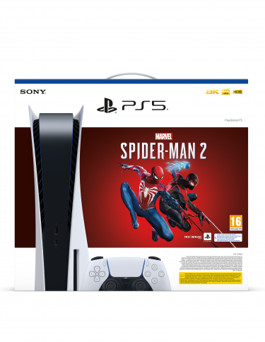 Konzole PlayStation 5 825 GB - Bílá + Marvel’s Spider-Man 2 (PS5)