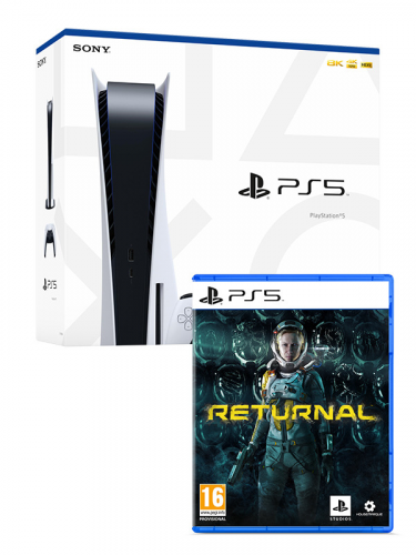Konzole PlayStation 5 825 GB - Bílá + Returnal (PS5)