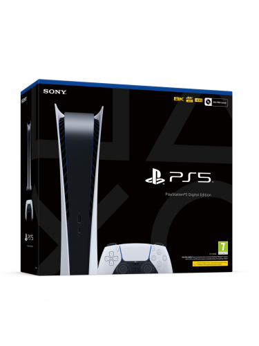 Konzole PlayStation 5 825 GB - Bílá (Digital Edition) (rozbalená) (PS5)