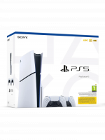Konzole PlayStation 5 (Slim) 1 TB - Bílá + 2x DualSense
