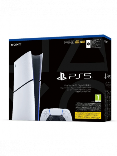 Konzole PlayStation 5 Slim 825 GB - Bílá (Digital Edition) (PS5)