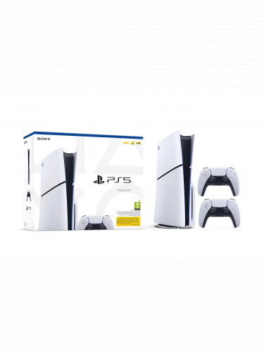 Výhodný set konzole PlayStation 5 (Slim) 1 TB - Bílá + 2x DualSense bílý (PS5)