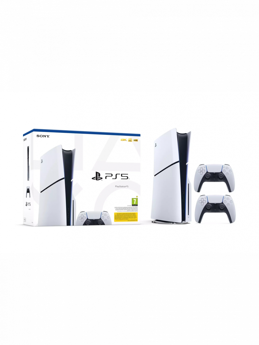 Sony Výhodný set konzole PlayStation 5 (Slim) 1 TB - Bílá + 2x DualSense bílý