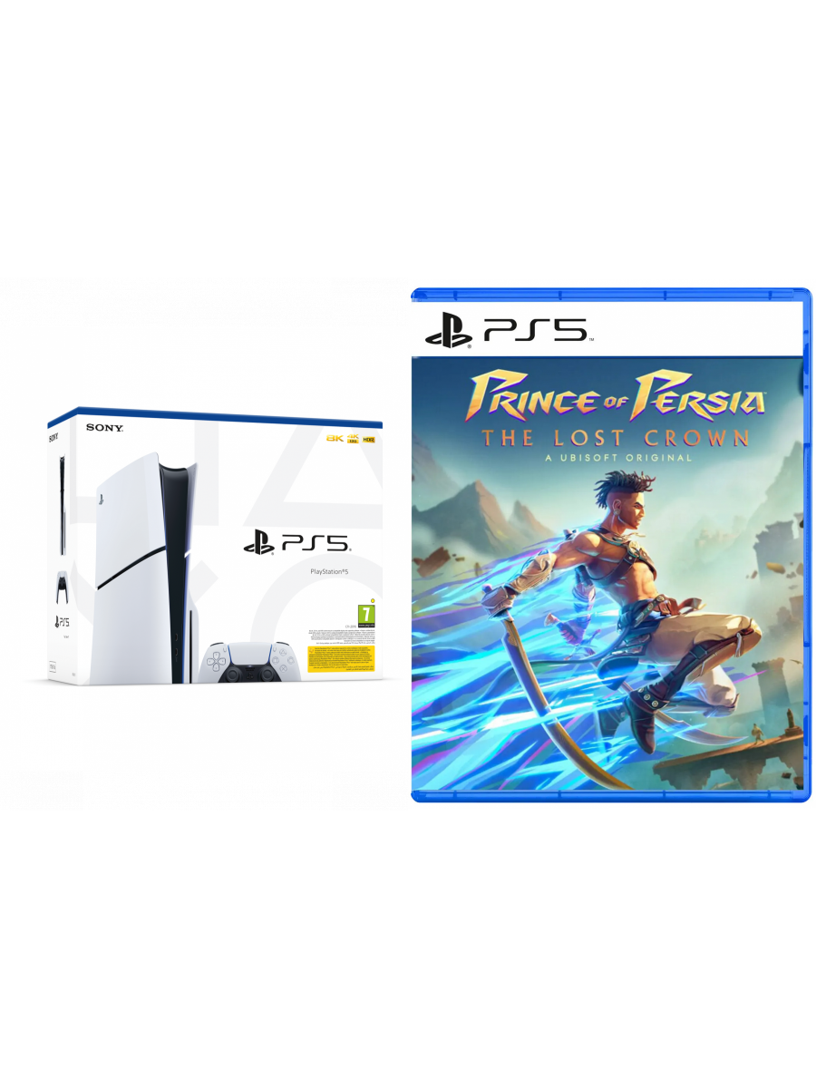 Sony Výhodný set konzole PlayStation 5 (Slim) 1 TB - Bílá + Prince of Persia: The Lost Crown