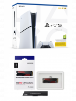 Výhodný set PlayStation - Konzole PlayStation 5 (Slim) 1 TB - Bílá + SSD disk Samsung SSD 990 PRO 1TB s chladičem (PS5)