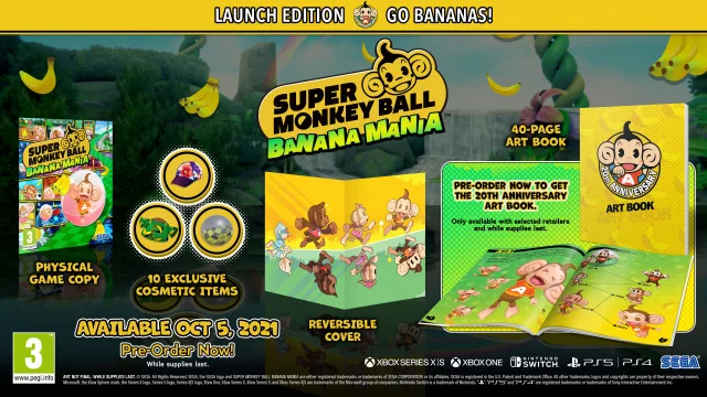 Super Monkey Ball Banana Mania - Launch Edition (PS5)