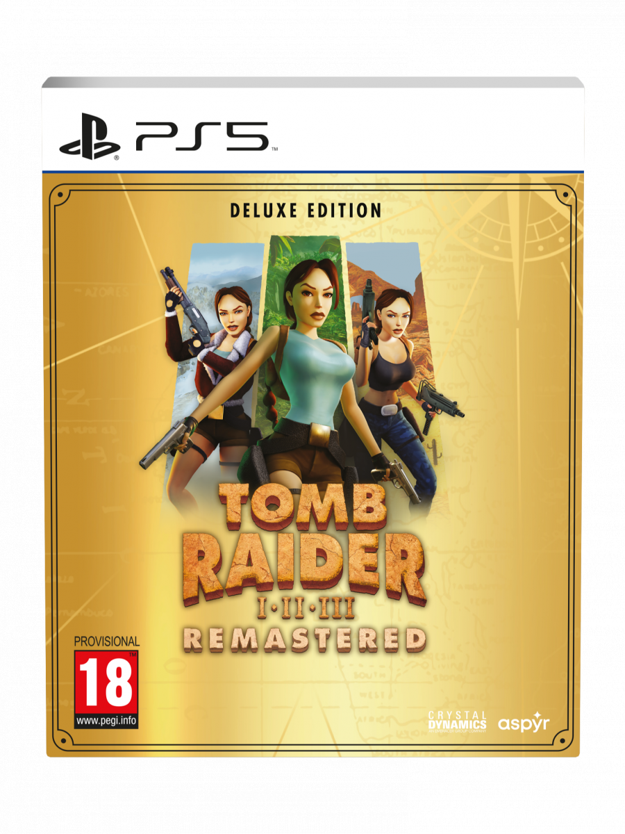 Tomb Raider I-III Remastered Starring Lara Croft - Deluxe Edition (PS5)