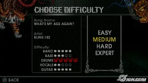 Rock Band Unplugged (PSP)