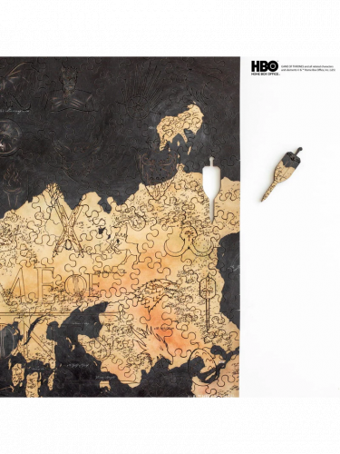 Puzzle Game of Thrones - Westeros map (dřevěné)