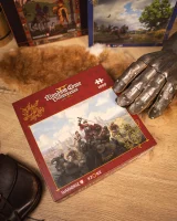 Výhodný set puzzlů Kingdom Come: Deliverance II - Trosky Fanart + Cesta na Trosky + Keyart - Puzzle