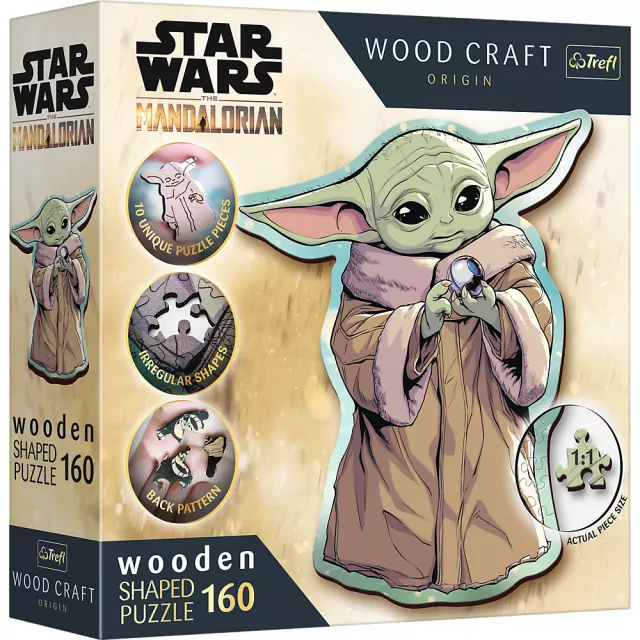 Puzzle Star Wars - The Maldalorian (dřevěné) - The Mandalorian