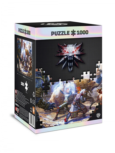 Puzzle Zaklínač - Geralt & Triss in Battle (Good Loot) (rozbaleno)