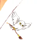 Župan dámský Harry Potter - Hedwig