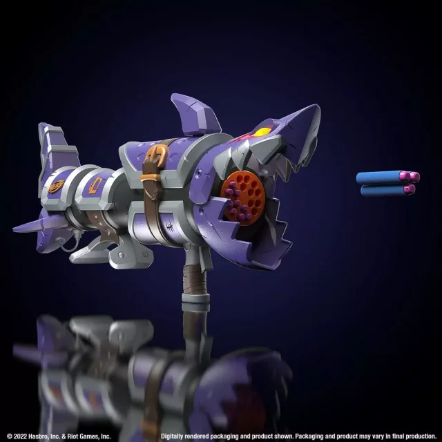 Replika zbraně League of Legends - Jinx Fishbones Blaster 93 cm (NERF) cosplay