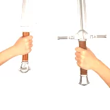 Replika zbraně Zaklínač 3: Divoký Hon - Steel and Silver