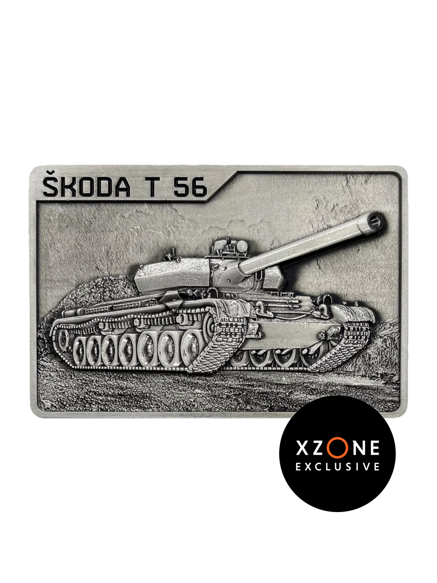 Fanattik Sběratelská plaketka World of Tanks - Škoda T-56 (Xzone Exclusive)