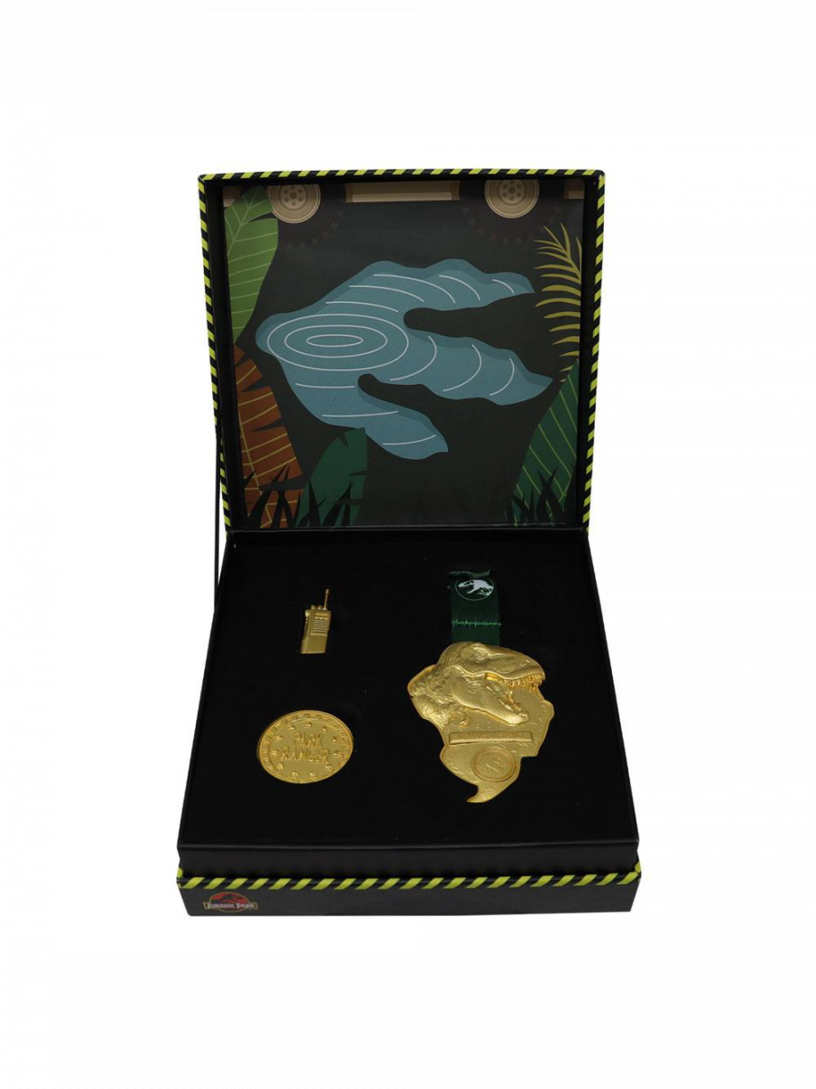 Fanattik Sběratelská sada Jurassic Park - 'Park Ranger Service Award (mince, medaile, odznak)