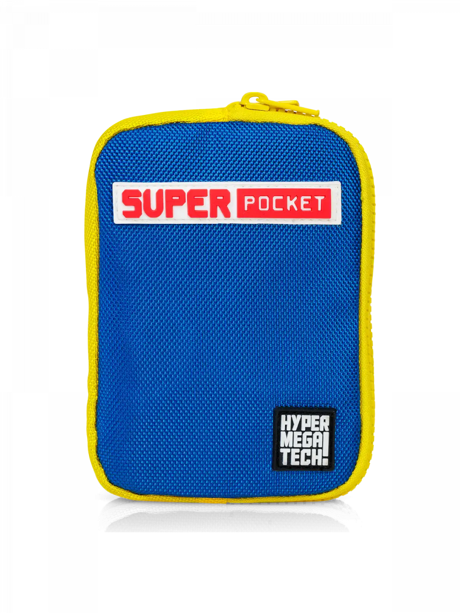 Hype Cestovní pouzdro pro retro herní konzoli Super Pocket (modrožlutá varianta)