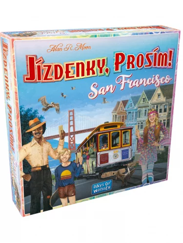 Desková hra Jízdenky, prosím! San Francisco