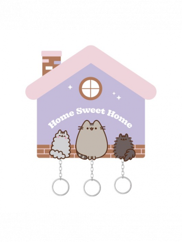 Držák na klíče Pusheen - Home Sweet Home