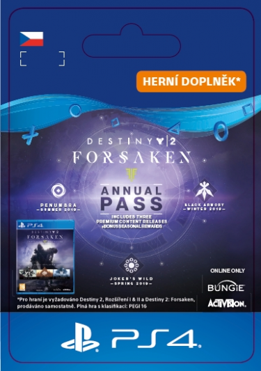 Destiny 2: Forsaken Annual Pass (PS4 DIGITAL) (PS4)