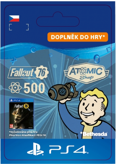 Fallout 76: 500 Atoms (PS4 DIGITAL) (PS4)