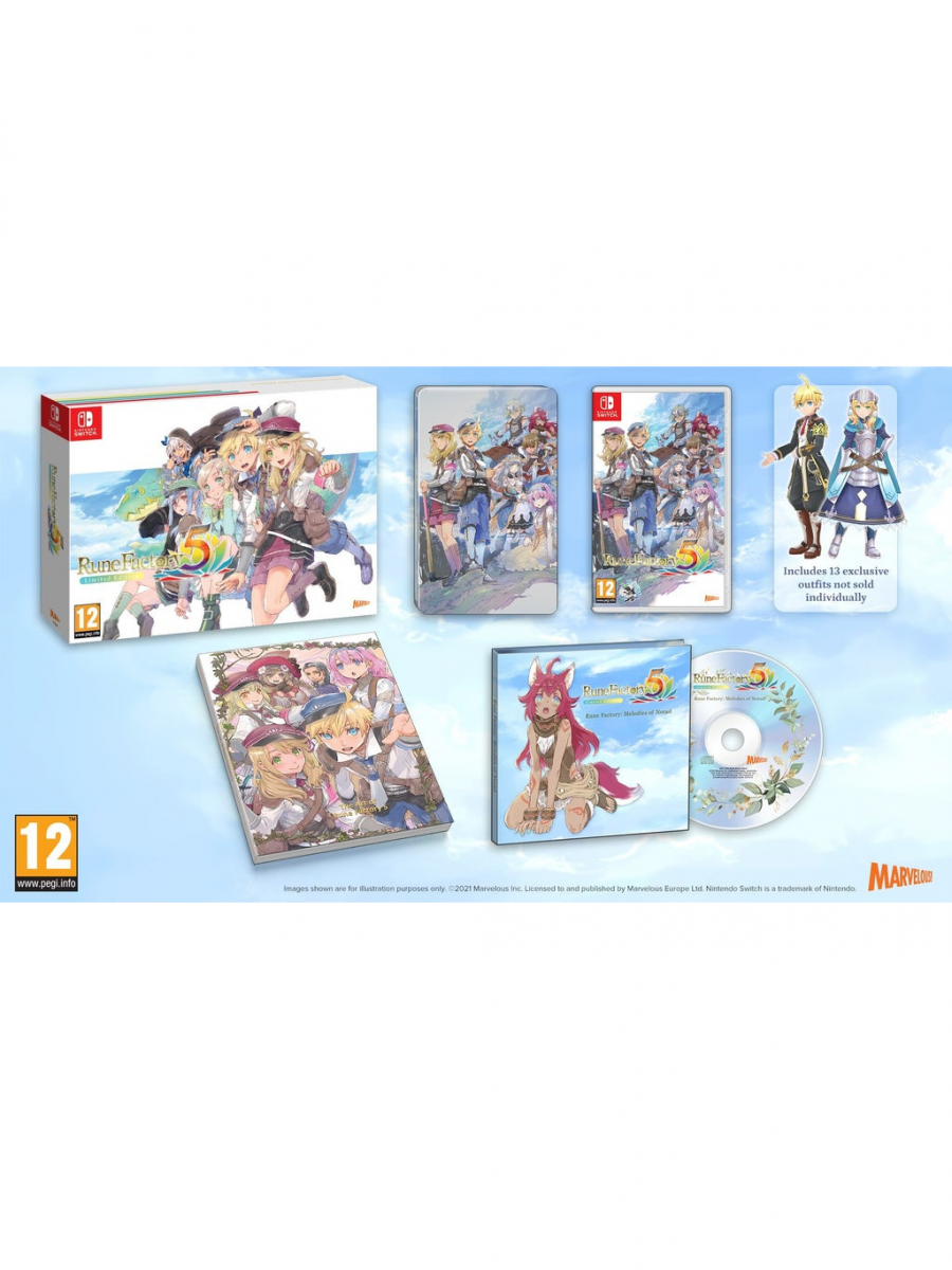 Rune Factory 5 Limited Edition – NEUF Sous Blister – Nintendo Switch