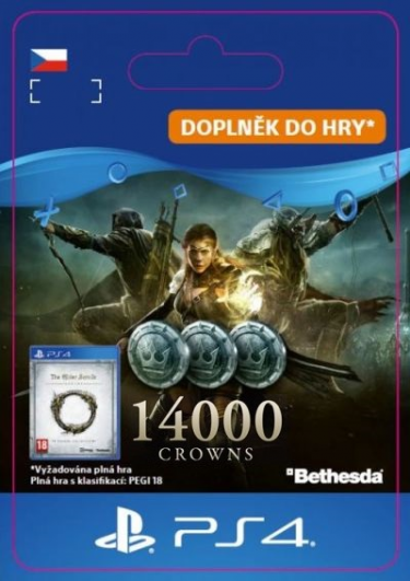 The Elder Scrolls® Online: 14000 Crowns (PS4 DIGITAL) (PS4)